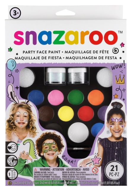 Snazaroo Face Paint Ultimate Party Pack (21 pieces)